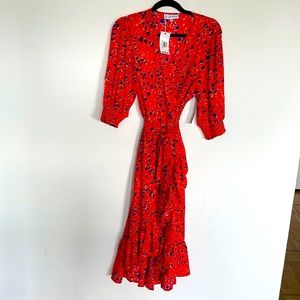 NWT Midi Wrap Dress, Size 16